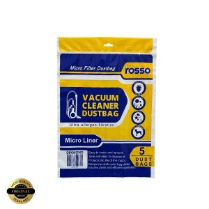 پاکت جاروبرقی rosso  مدل DIAMOND بسته 5 عددی مناسب برای انواع جاروبرقی