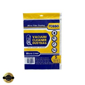 پاکت جاروبرقی مدل BOSCH 2000 بسته 5 عددی مناسب برای انواع جاروبرقی