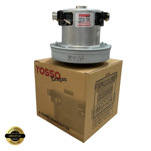 موتور جاروبرقی ناسیونال 1600 وات rosso بدون لبه Class F مدل SZ-08 - تصویر 2