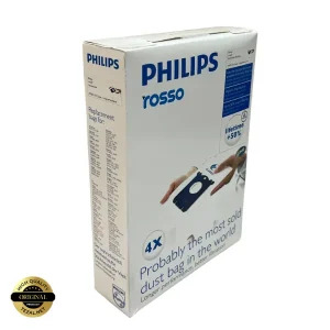 پاکت جاروبرقی مدل PHILIPS rosso بسته 4 عددی